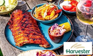 Two or Three Course Meal for 2 Adults and Up to 2 Children @ Harvester