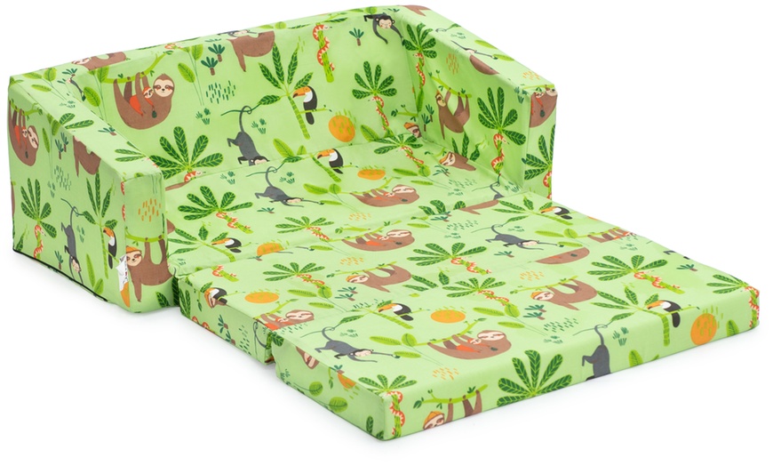 Image 8: Kids' Fold-Out Mini Sofa Bed