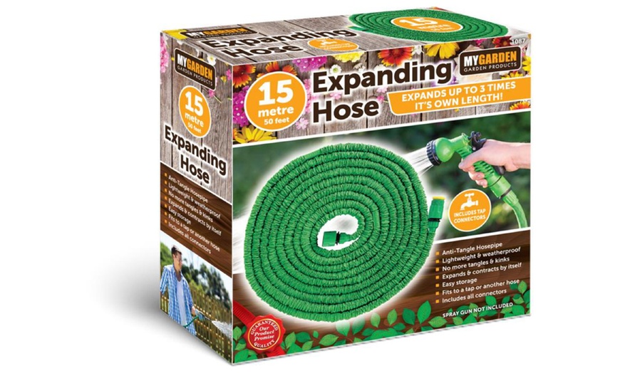 Up To 57% Off 50', 75' or 100' Expanding Hosepipe with Holder | Groupon