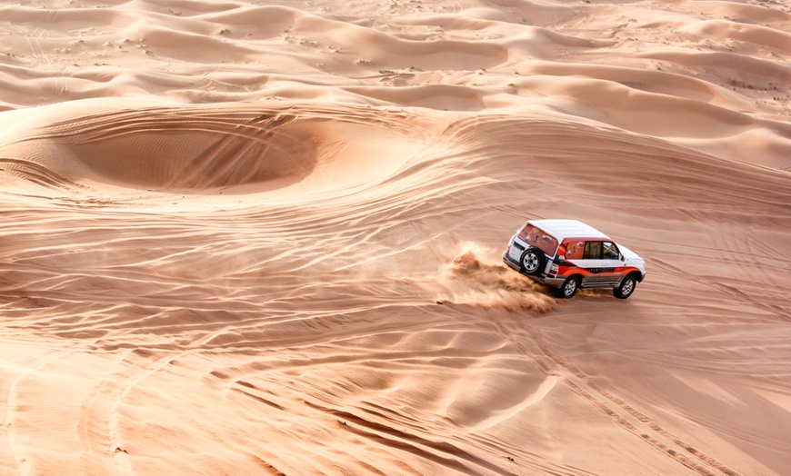 Image 1: Explore the Dubai Desert Safari Adventure for Upto Four People