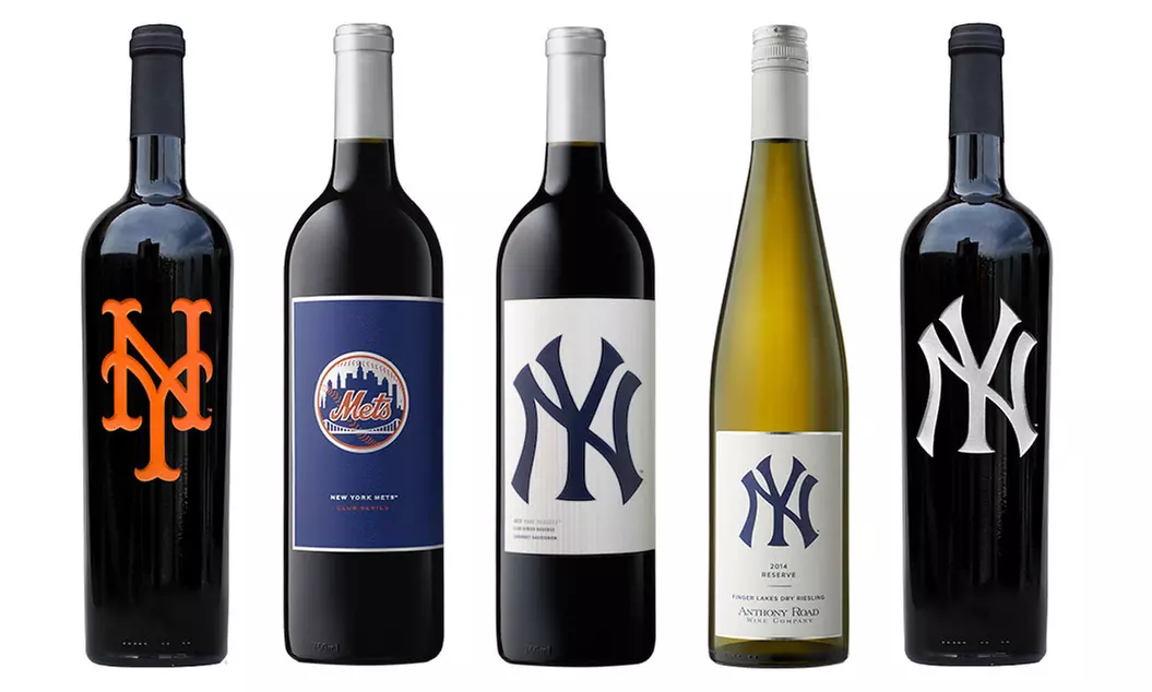 Father's Day Club Series NY Mets or NY Yankees Bottled Wine at Aries Wines & Spirits - Primary Image