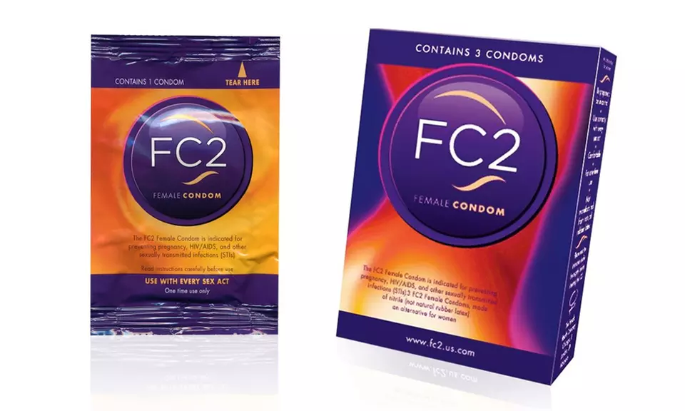 3-Pack FC2 Female Condoms - Primary Image