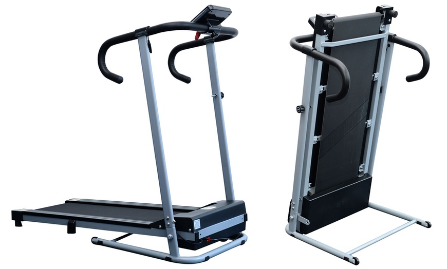 Image 4: Homcom Electric Treadmill