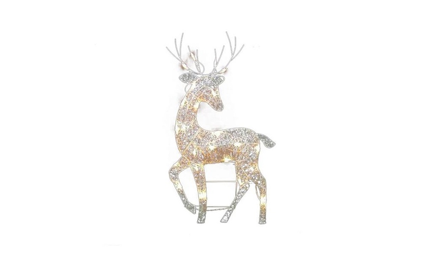 Image 6: One or Three LED Reindeer Christmas Decorations