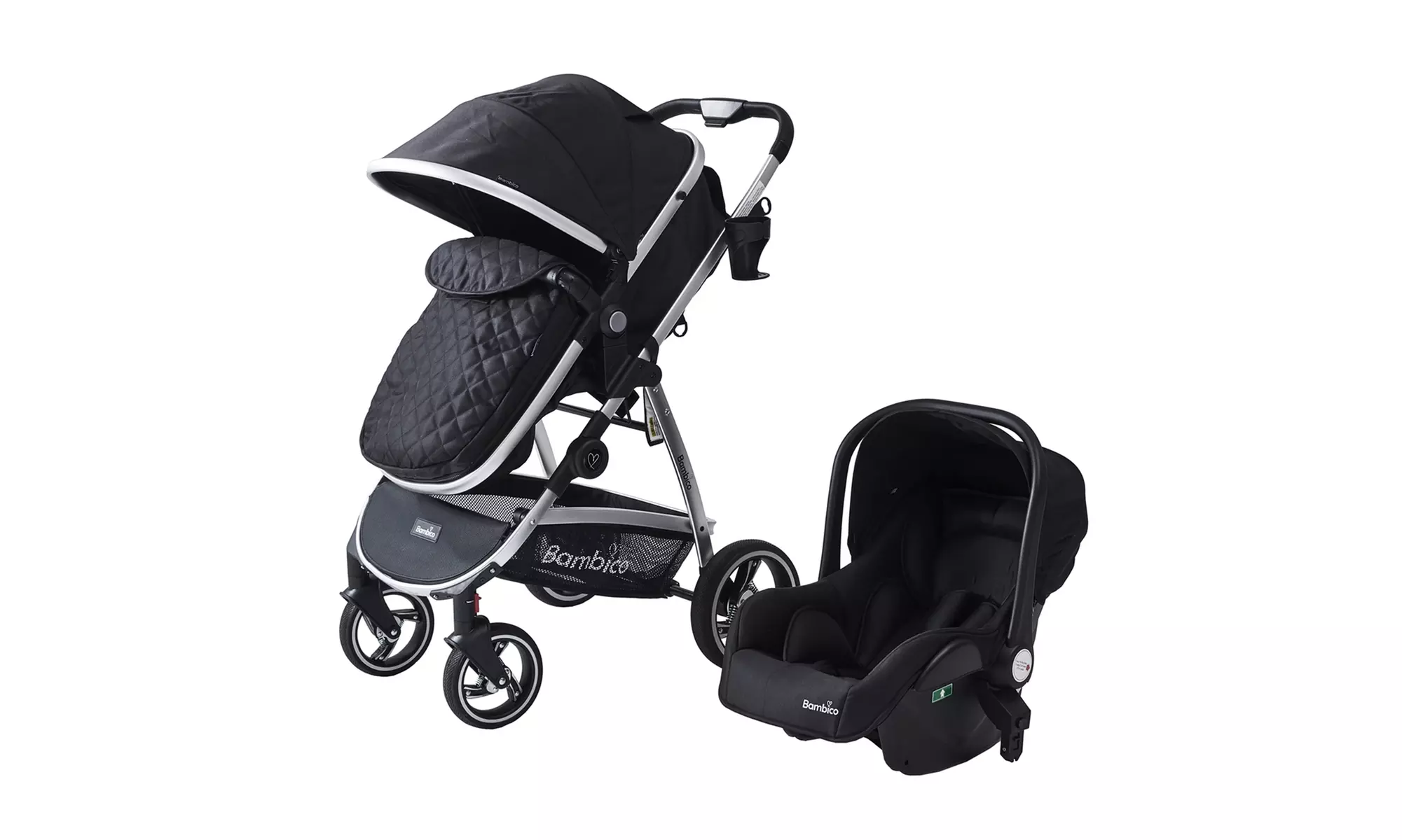 Three-in-One Deluxe All-Terrain Stroller