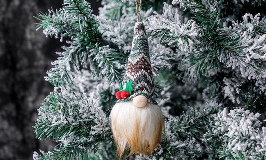 Image 6: One or Five Luminous Dwarf Christmas Tree Pendant Decor