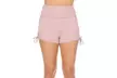 Women's Solid Detail Athletic Running Shorts - Second Medium