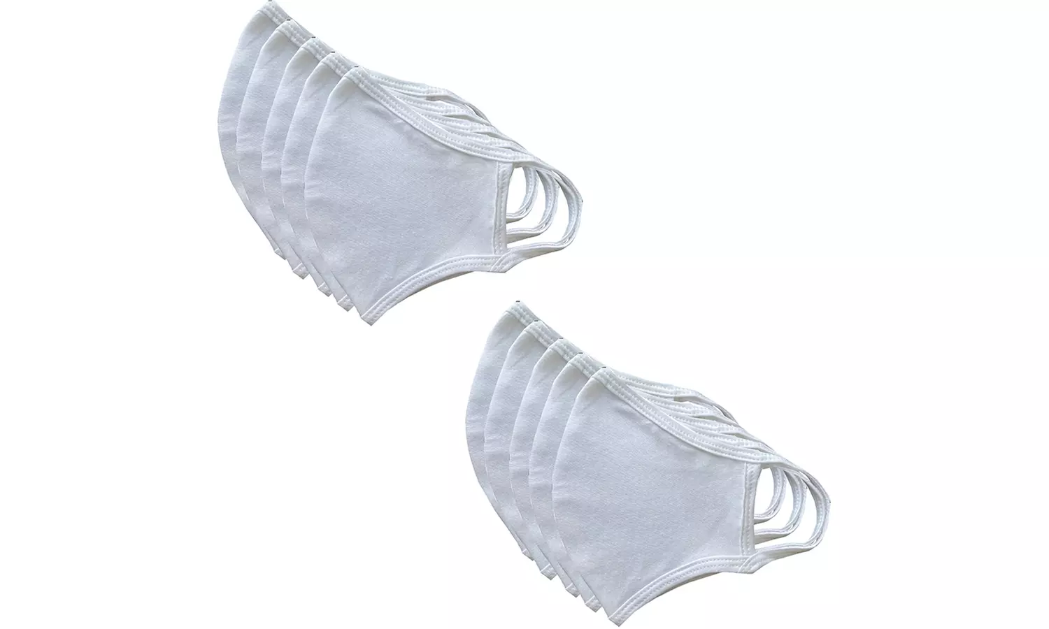 Non-Medical Reusable 2-Ply Fabric Face Mask (10- or 20-Pack) - Second Medium