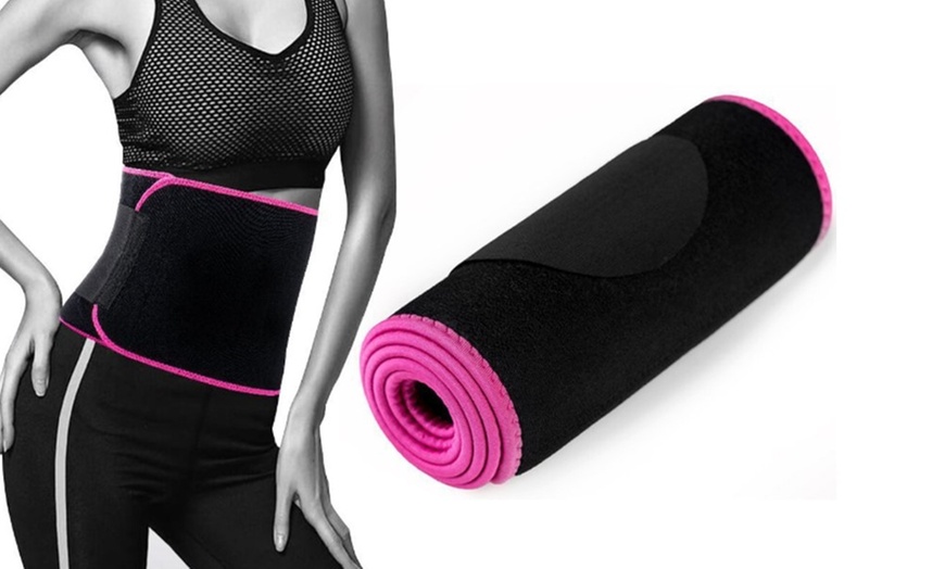 Image 2: Waist Trimmer Sauna Belt