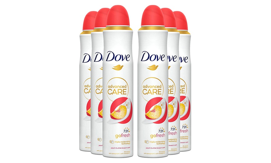 Image 4: Dove Advanced Care Go Fresh Antiperspirant Deo 6 Pack of 200ml