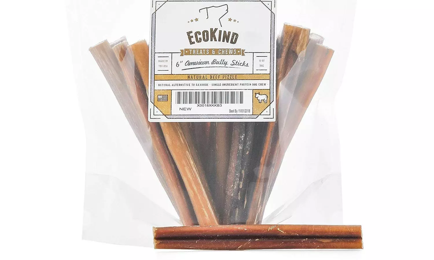 EcoKind Grade-A Bully Sticks (1lb.) - Primary Image