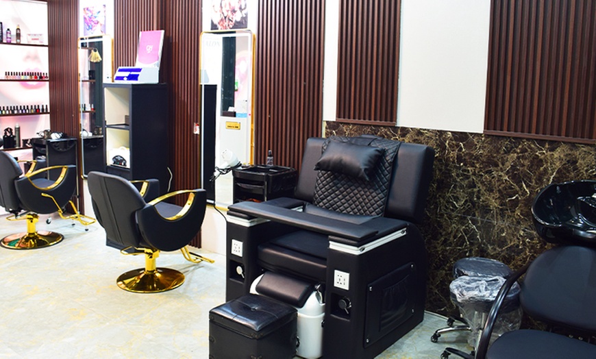 Image 1: Classic/Gel Mani-Pedi, Extensions or Russian Nail Services