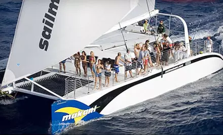 Fun N' Sun Sail for One, Two, or Four, or Honolulu City Lights Sail from Makani Catamaran (Up to 54% Off) - Primary Image