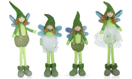 Fatina decorativa in stoffa, disponibile in 2 modelli e 2 colori