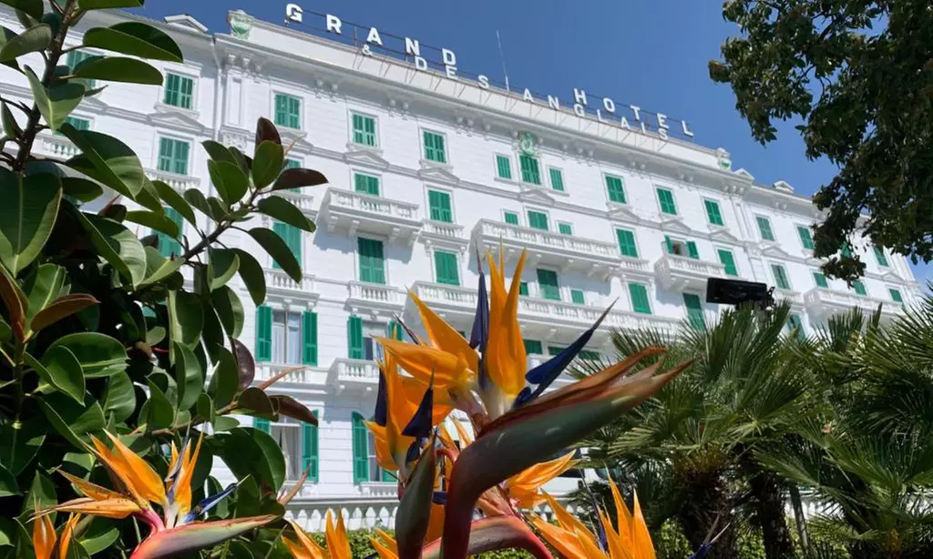 Sanremo: chambre vue mer ou jardin pour 2, pdj, en option spa, vélos, dîner, Prosecco au Grand Hotel & Des Anglais SPA - Primary Image