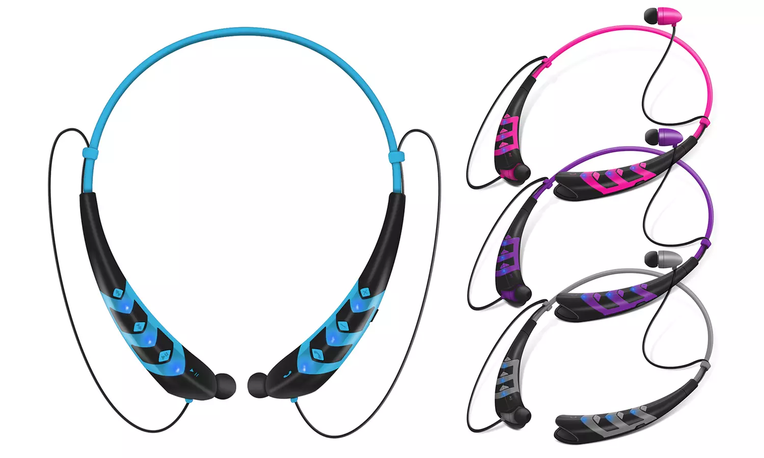 Aduro Amplify Light Wireless Bluetooth Stereo Headset - Primary Image