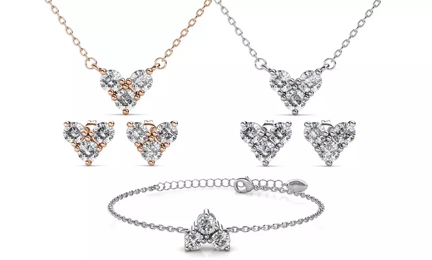 Image 1: Set de joyería - hecho con cristales Swarovski®
