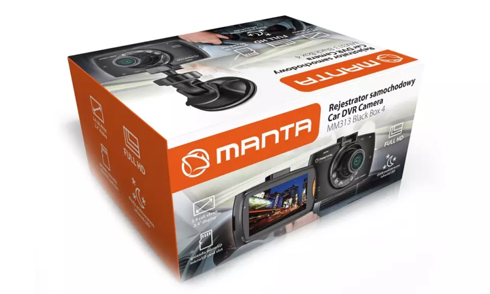 Manta MM313 Black Box 4 Autokamera mit Infrarot - Second Medium