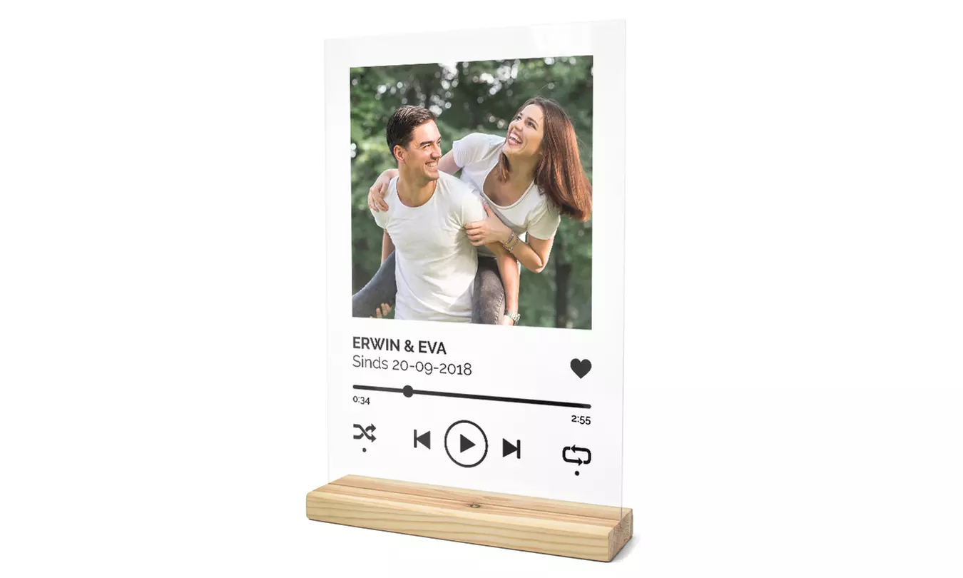 Gepersonaliseerde muziekplaat