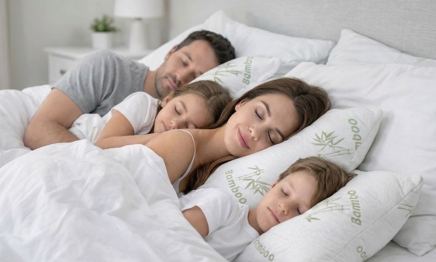 Image 9: 1, 2 ou 3 oreillers avec housse douce en bambou