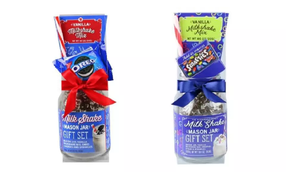 One or Two Mason Jars with Candy and Chocolate - Second Medium