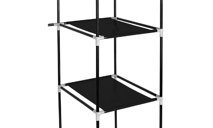 Image 12: 67″ Portable Wardrobe Storage Rack