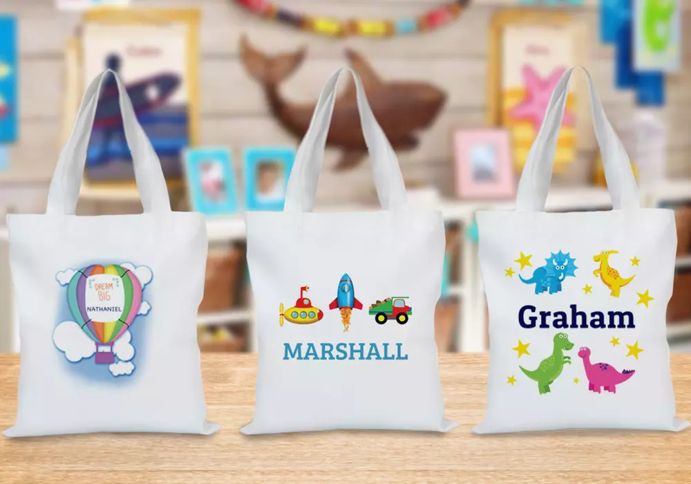 One or Two Personalized Tote Bags for Kids from Monogram Online (Up to 69% Off) - Second Medium