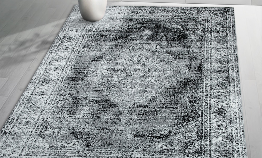 Image 4: A2Z Santorini Medallion Rug