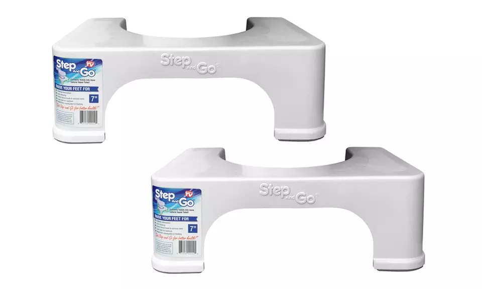 Step and Go Toilet Stool: 7 - Second Medium