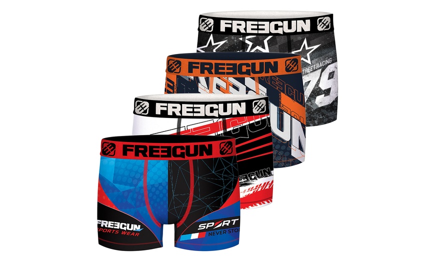 Image 4: Lot de 4 ou 5 boxers homme Racing Freegun