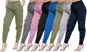 Women's Fleece Cargo-Style Trousers