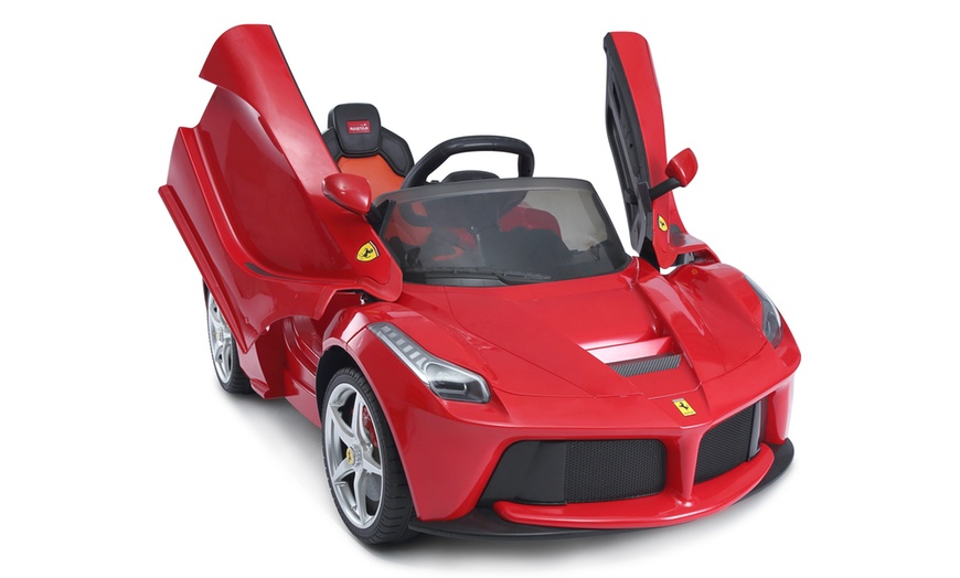 Image 3: Rastar Ferrari Kids' Ride-On Car