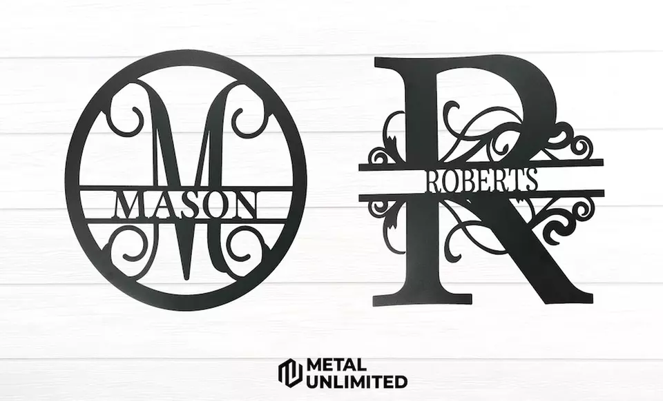 Personalized Metal Artwork from Metal Unlimited (Up to 55% Off). Two Options Available.  - Primary Image