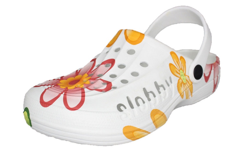 Image 7: Women's Floral Printed Clogs