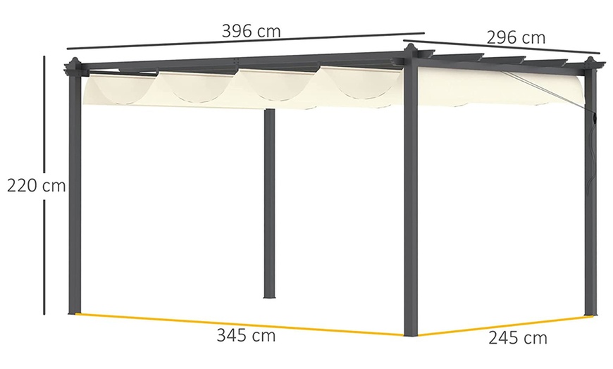 Image 21: Outsunny Pergola Range