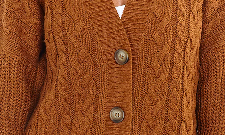 Cardigan boutonné pour femme - Second Medium