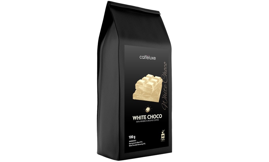 Image 7: Caffeluxe Six 100g bags Flavoured Ground Coffee Gift Set