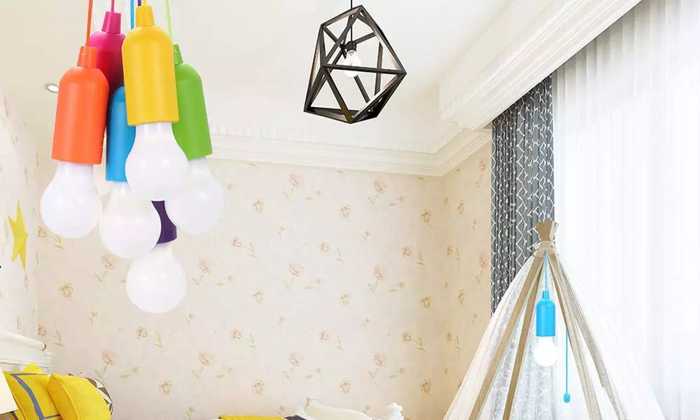 Set de 4 ampoules colorées LED à piles - Second Medium