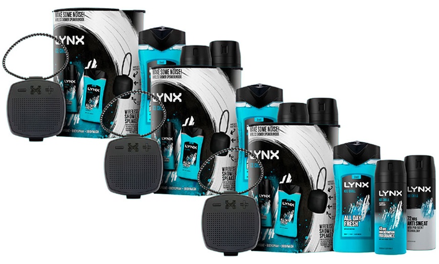 Image 3: Up to Four Lynx Ice Chill Trio and Shower Speaker Gift Sets