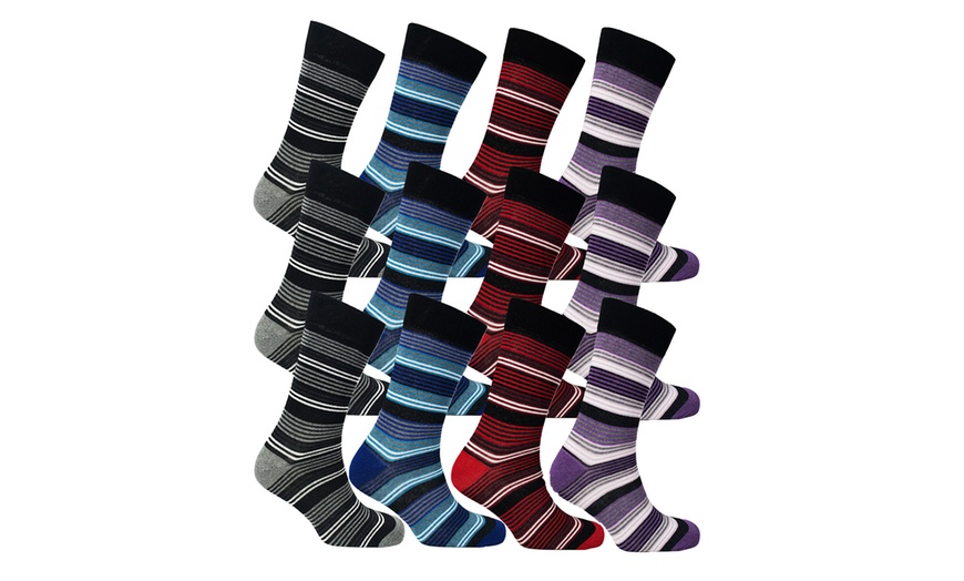 Image 11: 12-Pack of Men's Design Socks