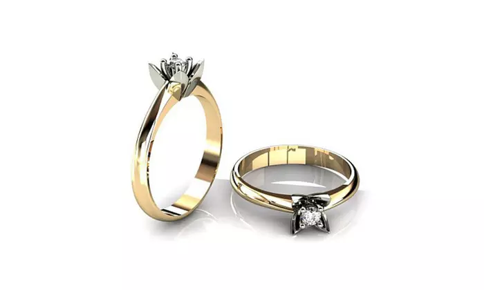 Pierścionek zaręczynowy z brylantem 0,05 CT za 499 zł z dostawą z Michelson Diamonds (zamiast 999 zł) - Image 2