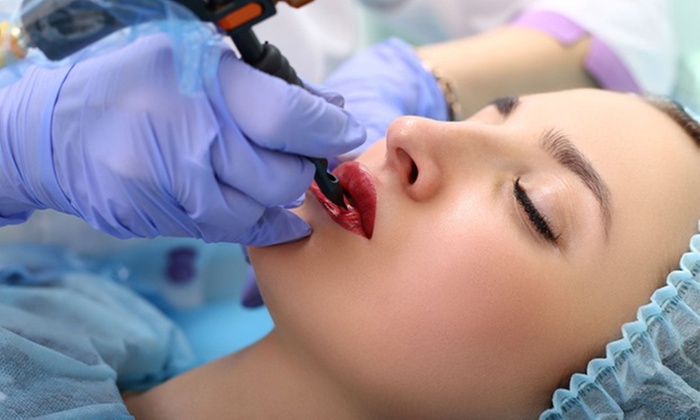 Lip blush w/ Touch-Up at Tweak The Glam Studio(Up to 55% Off)