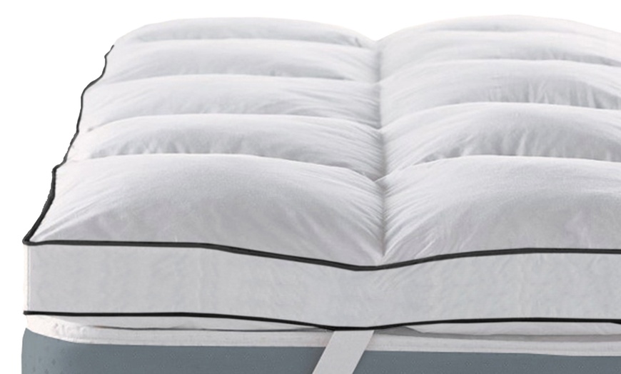 Image 3: Surmatelas Plumes Prestige, garni en plumes naturelles de canard