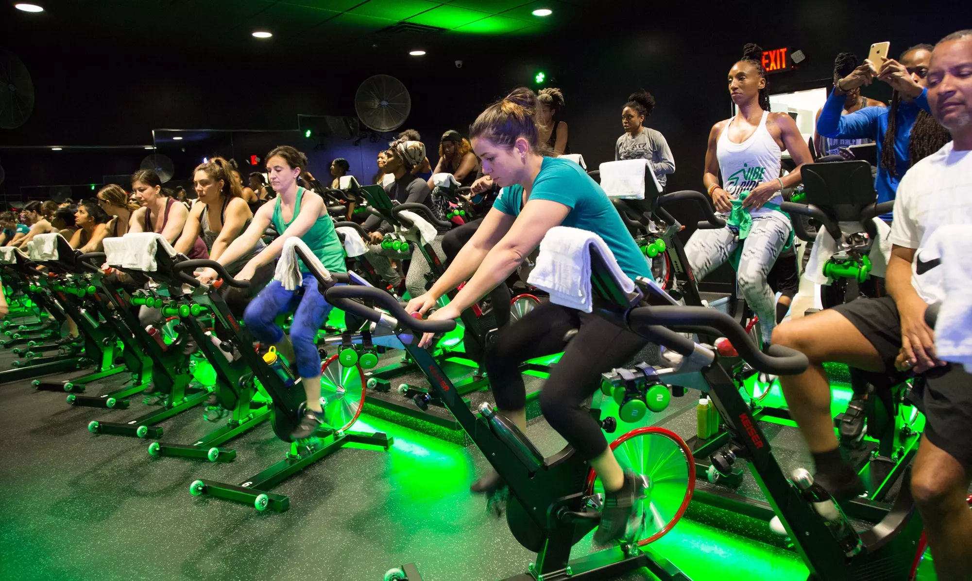Five or Ten Spin  Indoor Cycling Classes at Vibe Ride Westside(Up to 48% Off) - Primary Image