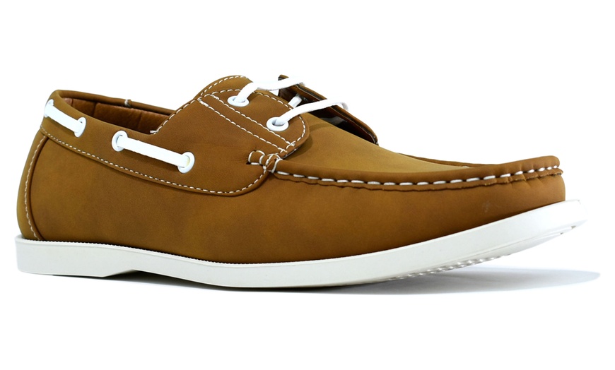 Image 16: Men's Slip-On Boat Shoes