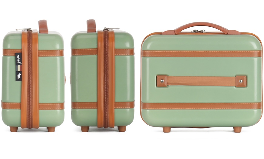 Image 21: Four Trolley Suitcases Set