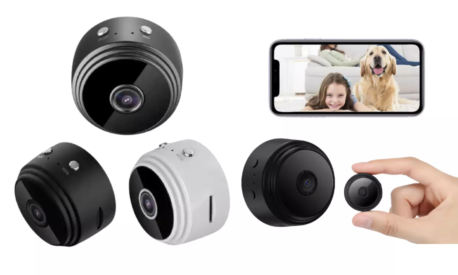 Hidden WiFi Camera with Audio Live Feed with Optional 32GB Memory Card - Primary Image