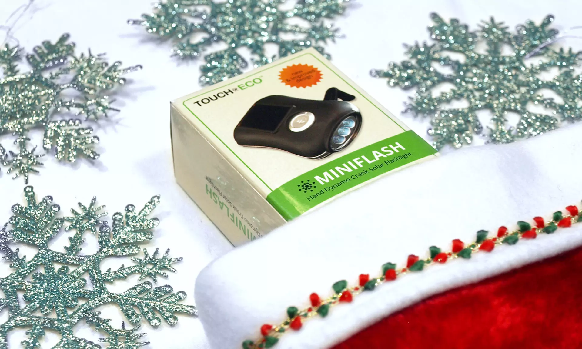 MIni Flash Solar and Crank Flashlight (1 or 2-Pack) - Second Medium