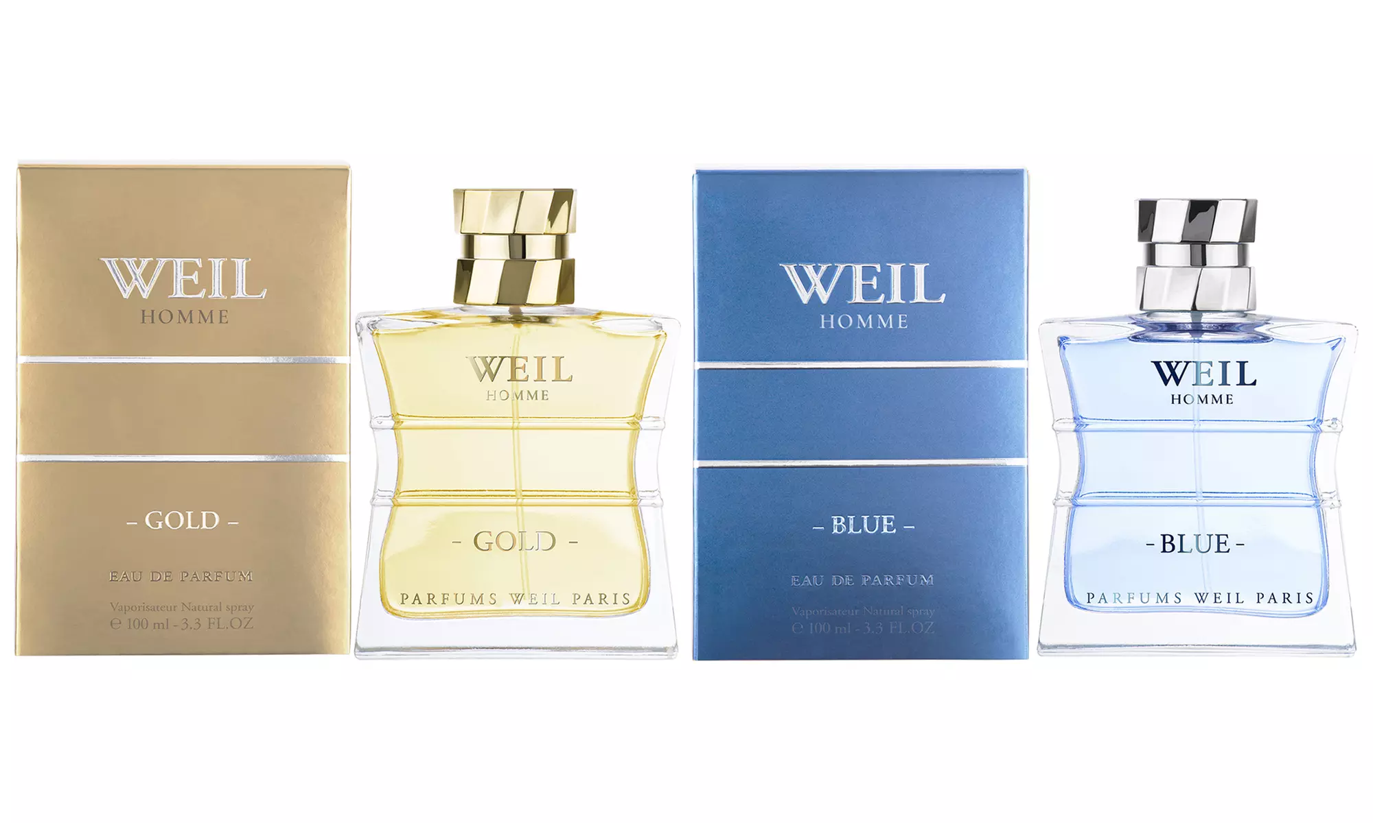 Eaux de parfum pour hommes 100 ml de la marque Weil, parfum au choix - Primary Image