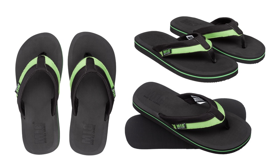 Image 5: MIG Men's Classic Flip Flops